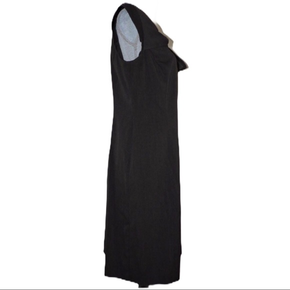 R&K Career Solid Gray Professional Dress 12 - Picture 3 of 6